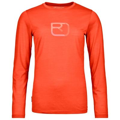Ortovox - Women's 150 Cool Mountain Silhouette L/S - Merinoshirt Gr L rot Image