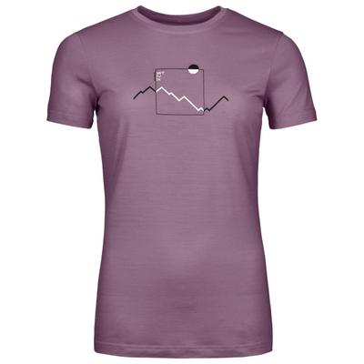 Ortovox - Women's 150 Cool Peak Focus T-Shirt - Merinoshirt Gr L rosa/lila Image