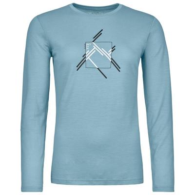 Ortovox - Women's 185 Merino Mountain Cutout L/S - Merinoshirt Gr L türkis Image