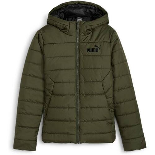 PUMA Kinder Blazer ESS Hooded Padded Jacket, Größe 128 in Grün