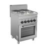 GastroHero Elektroherd Serie 66 - 60/60 mit Elektrobackofen und Elektrogrill