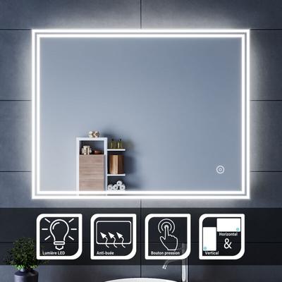 Spiegel led Badezimmerspiegel mit LED-Beleuchtung Kosmetikspiegel Wandleuchte Licht Illumination Image