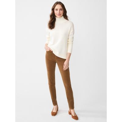 J.McLaughlin Women's Watson Velvet Jeans Camel, Size 12 | Cotton/Elastane/Velvet