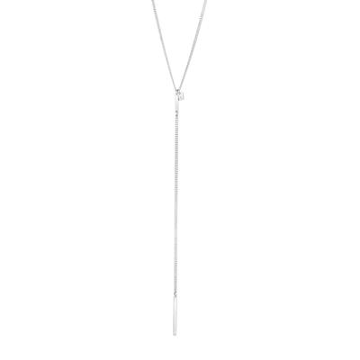 KUZZOI - Modische Y-Kette mit Barren 925 Silber Herrenschmuck 1 ct Herren (89.99 € / 1 ct) Image