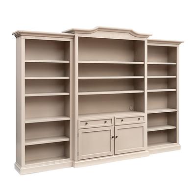 Casa Florentina Josephina 3-Piece Large Center Wall Unit - Saturated Taupe - Ballard Designs