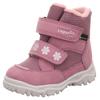 Winterboots SUPERFIT "HUSKY1 WMS: mittel", Kinder, Gr. 23, rosa (altrosa, rosé), Textil, casual, Schuhe, Snowboots mit wasserdichtem GORE TEX, Größenschablone zum Download