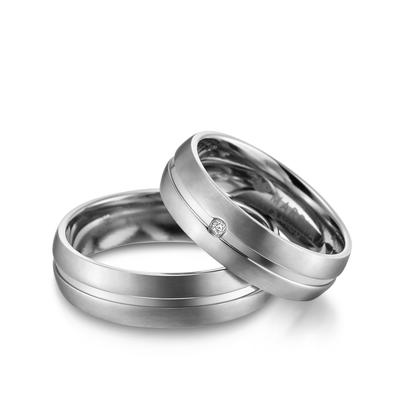 Trauring MARRYA "Titan Ringe Trauringe Eheringe Partnerringe" Gr. 66, silber (damen ring, silber), Fingerringe, Damen, 6