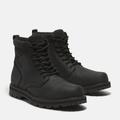 Schnürboots TIMBERLAND "BRITTON ROADMID LACE UP WATERPROOF BOOT", Gr. 43, schwarz (schwarz full grain), Leder, Synthetik, sportlich, Schuhe, Winterstiefel, Schnürstiefel, Winterschuhe, wasserdicht