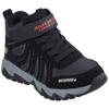 Winterstiefel SKECHERS "RUGGED RANGER-HYDRO SCOUT", Kinder, Gr. 32, schwarz (schwarz, rot), Lederimitat, Textil, sportlich, Schuhe, Trekkingschuh, Outdoorschuh, Schnürboots mit Fleece Futter