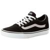 Sneaker VANS "Ward", Gr. 38, schwarz (metallic sidestripe schwarz), Leder, Synthetik, sportlich, Schuhe