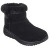 Winterboots SKECHERS "ON-THE-GO STELLAR-COZY STEP", Damen, Gr. 39, schwarz, Veloursleder, casual, Schuhe, Winterstiefel, Schnürstiefel, Boots mit Warmfutter