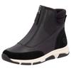 Winterboots REMONTE, Damen, Gr. 43, schwarz, Leder, Veloursleder, Textil, sportlich, Schuhe, Keilabsatz, Winterstiefelette, High Top-Sneaker mit Schurwollfutter