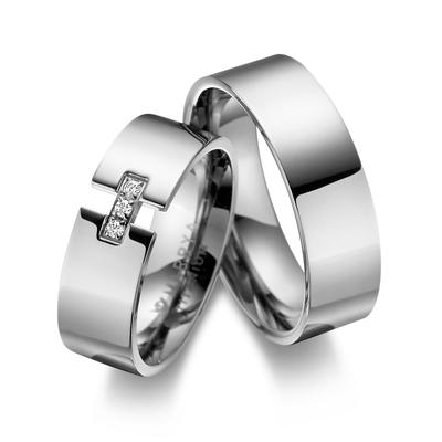 Trauring MARRYA "Titan Ringe Trauringe Eheringe Partnerringe" Gr. 72, silber (herren ring, silber), Fingerringe, Damen, 