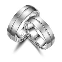 Trauring MARRYA Titan Ringe Trauringe Eheringe Partnerringe Gr. 58, silber (damen ring, silber), Fingerringe, Damen, 58, Titan