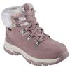 Winterboots SKECHERS "TREGO-", Damen, Gr. 40, lila (mauve), Veloursleder, casual, Schuhe, Chunky Boots, Freizeitschuh, Winterstiefel mit Plateausohle