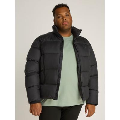 Steppjacke CALVIN KLEIN BIG & TALL "BT_QUILT PUFFER MW" Gr. 5XL, schwarz (ck black) Herren Jacken in Großen Größen mit Logopatch