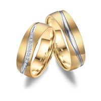 Trauring MARRYA Titan Ringe Trauringe Eheringe Partnerringe Gr. 76, gold (herren ring, gold, silber), Fingerringe, Damen, 76, Titan