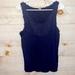 J. Crew Tops | J. Crew Women's Navy Blue Boho Embroidered Tank Top Size M | Color: Blue | Size: M