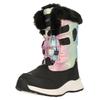 Stiefel ZIGZAG "Rasbell", Gr. 35, schwarz (schwarz, pink), Kunstfaser, Polyurethane, casual, Schuhe, mit wasserdichter Eigenschaft