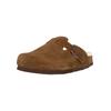 Hausschuh CRUZ "Camillo", Herren, Gr. 44, braun, Leder, casual, Schuhe, mit warmem Fleece-Innenmaterial