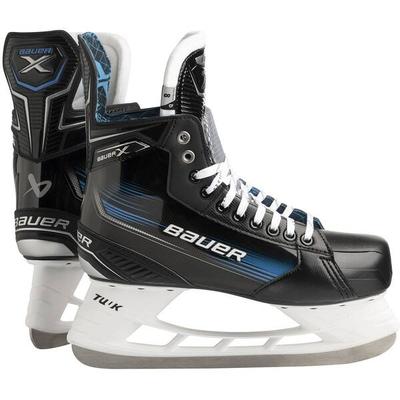 BAUER Herren Eishockeyschuhe Schlittschuh X - Sr., Größe 42 in schwarz-blau