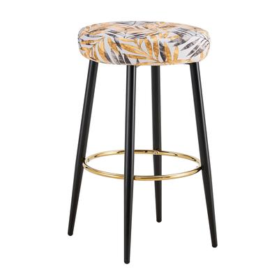 Counter Height Bar Stools Set of 2, PU Kitchen Stools Upholstered Dining Chair Stools 24 Inches