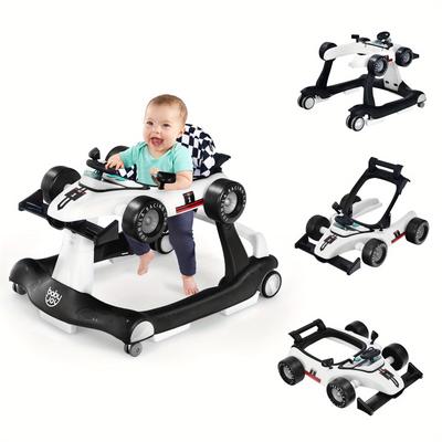 TEMU Maxmass Baby Walker Foldable Activity Push Walker Adjustable White