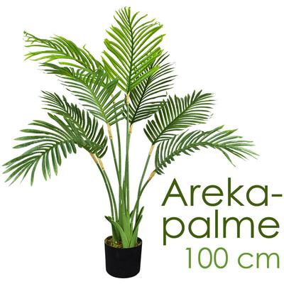 Decovego - Künstliche Palme groß Kunstpalme Kunstpflanze Palme künstlich wie echt Plastikpflanze Image