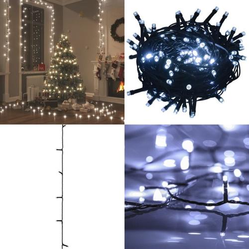 LED-Lichterkette mit 150 LEDs Kaltweiß 15 m PVC - LED-Lichterkette - LED-Lichterketten - Home &