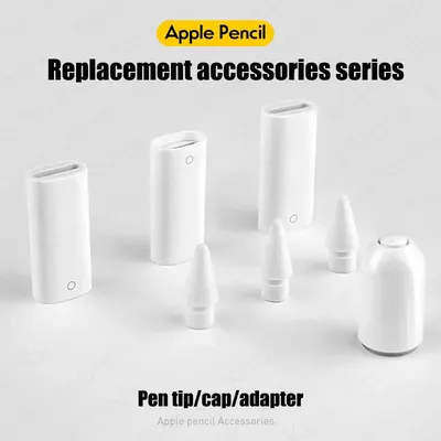 Replacement Tib for Apple Pencil 2 1 iPencil Nib for iPad Air Stylus For Apple Pen Adapter Magnetic