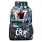 Sac à dos pour ordinateur portable pour adolescent CR7, sac d'école en toile cool, sacs à dos pour