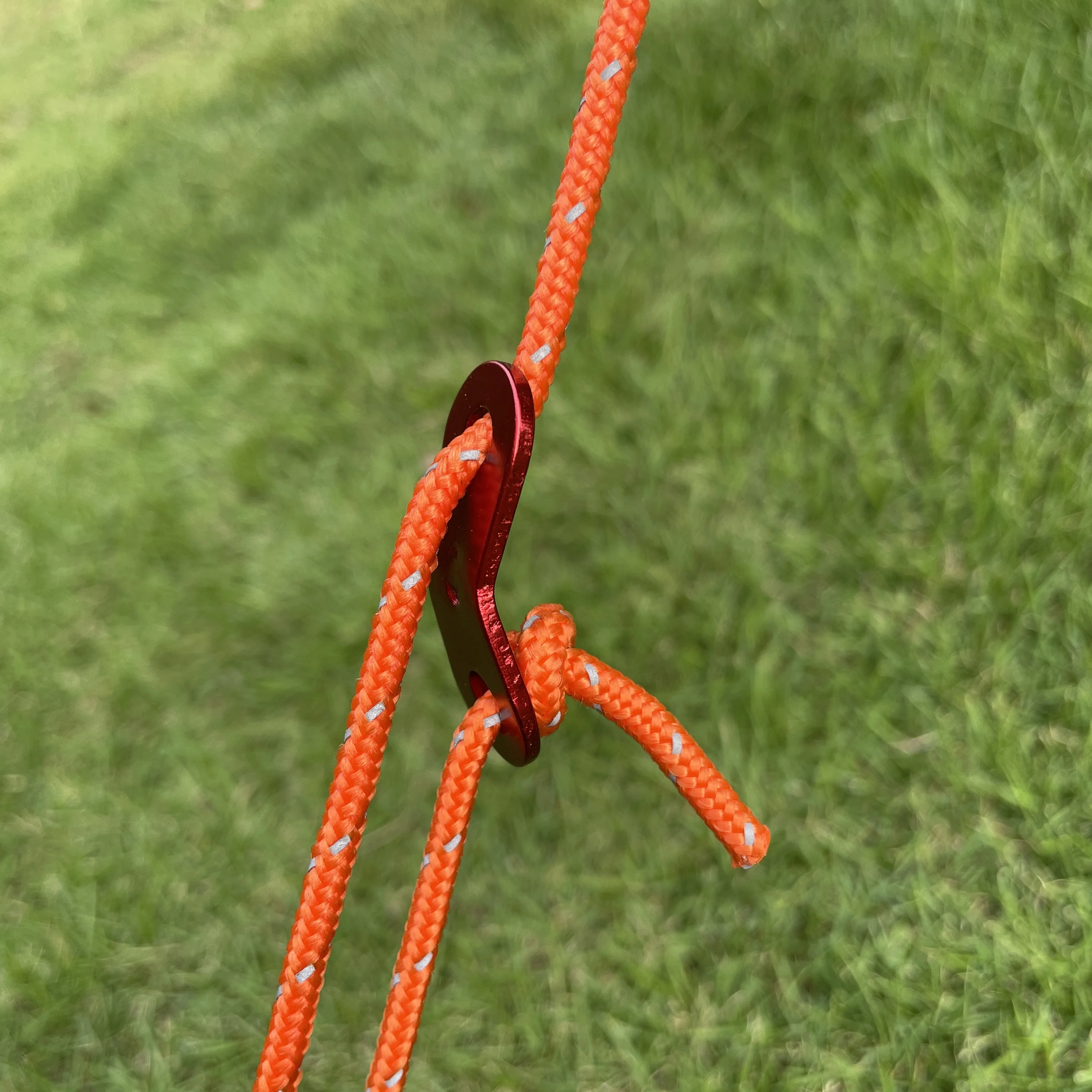 12/18 stücke 5m 4mm Zelt Winds eil Schnalle Haken Camping reflektierende Seil Spanner Zelt verstellbare Aluminium legierung Schnur Image