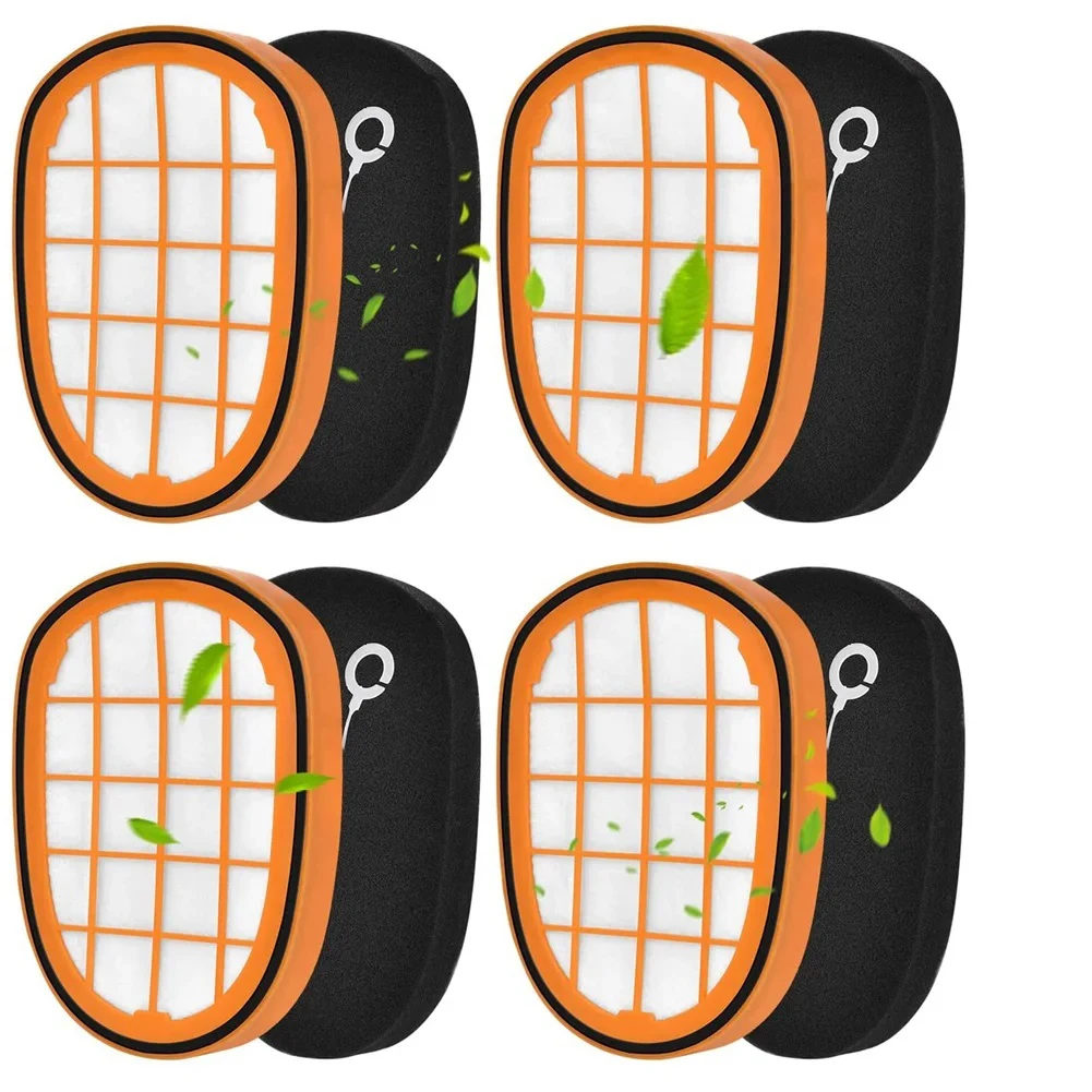 4er-Pack Filter für Philips SpeedPro Max Aqua Handstaubsauger FC6812 FC6813 FC6822 FC5005/01 Ersatzfilter Image