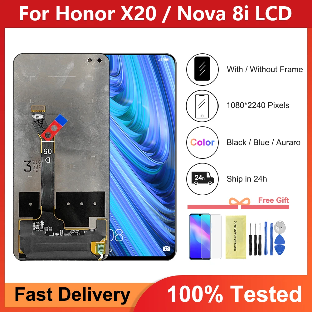 6.67 ''für Ehre x20 LCD-Touchscreen-Digitalis ierer Ersatz für Huawei Nova 8i LCD-Bildschirm