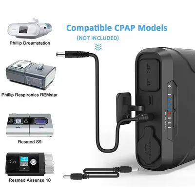 2022 trend ige tragbare CPAP-Akku Ladegerät Power Travel Power bank 72000 mah mah für Resmed Dream station 2 Air sense 10