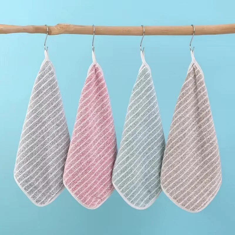 4 Stück Mikrofaser-Handtücher, schnell trocknend, saugfähig, weich und hautfreundlich, ideal für Zuhause, Badezimmer, Hotel, Outdoor Image