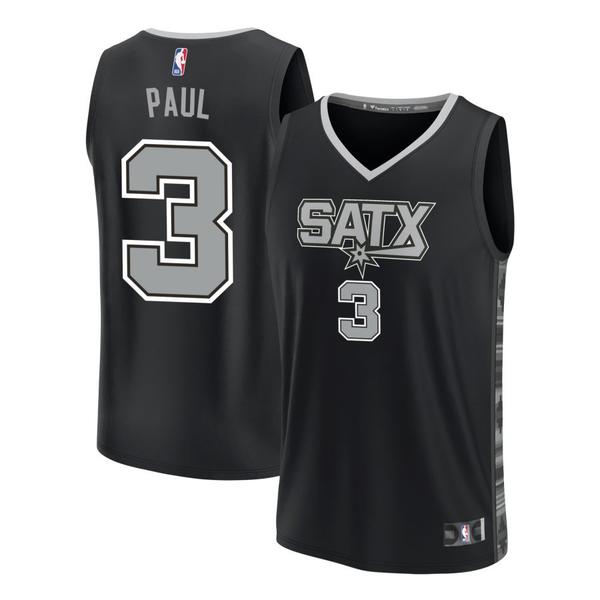 chris-paul-mens-fanatics-black-san-antonio-spurs-fast-break-custom-replica-jersey---statement-edition/