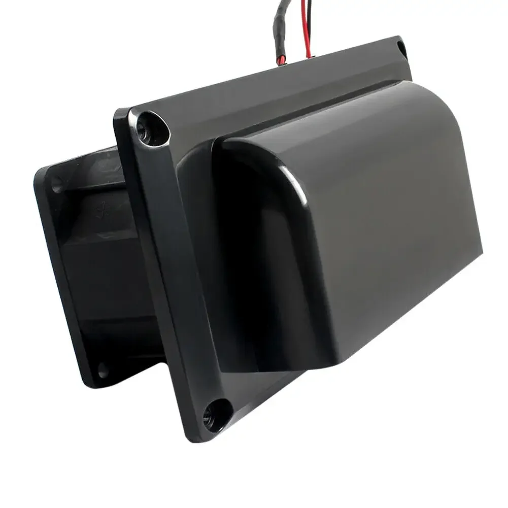 Caravan Zubehör DC12V 6W Dunstabzugshaube Abluft ventilator schwarz/weiß Entlüftung Schnell abgas Öl absaugung Küchen entlüftung für Wohnmobil Image