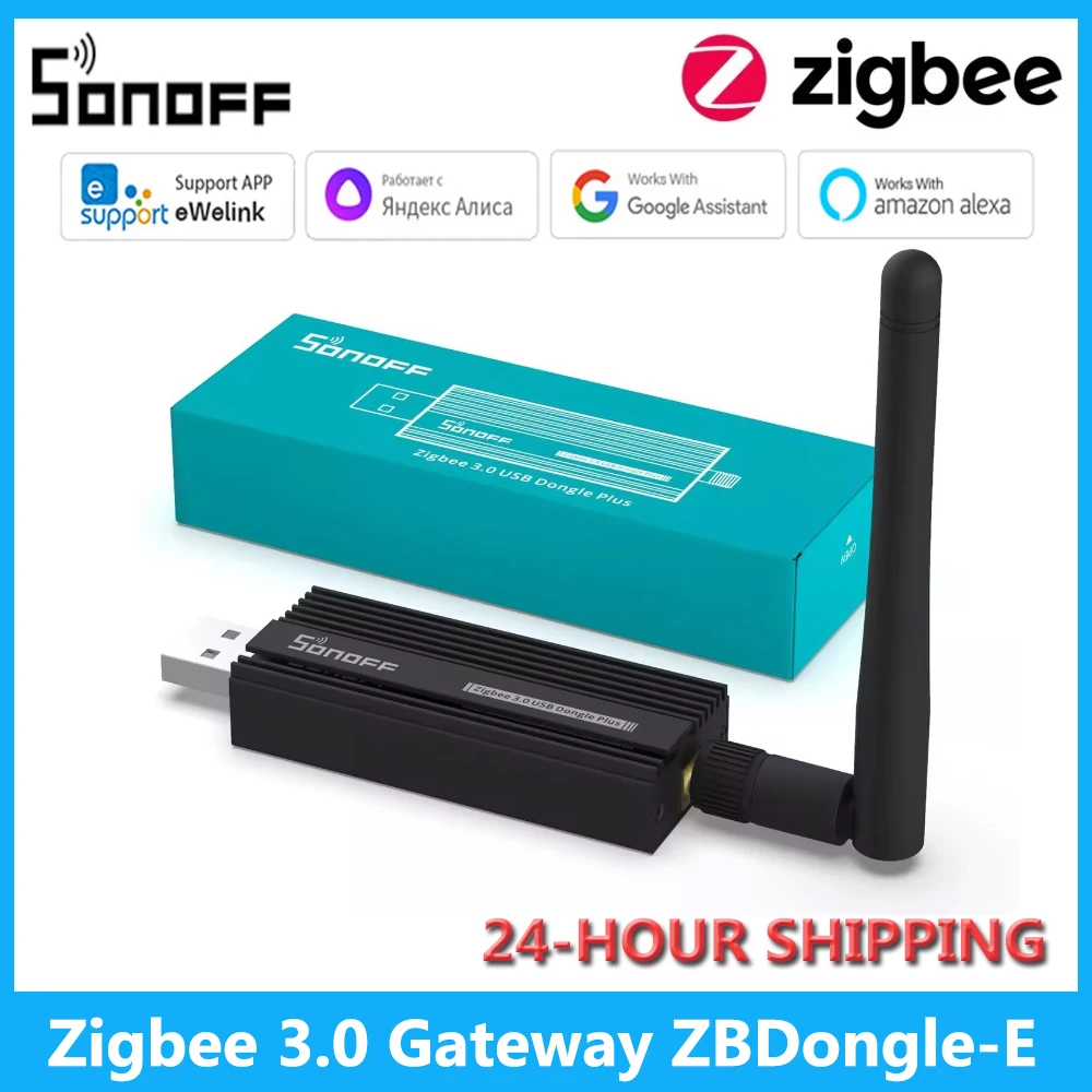 Sonoff zbdongle-e usb dongle plus zigbee hub universelles zigbee gateway drahtloses sonoff zigbee 3,0 brücke über zha zigbee2mqtt Image