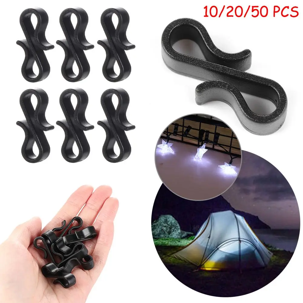 10/20/50 stücke Dachrinne Haken Heavy Duty Clips Neue Jahr Weihnachten Party Lichterkette Dekoration Clip Werkzeuge Teile