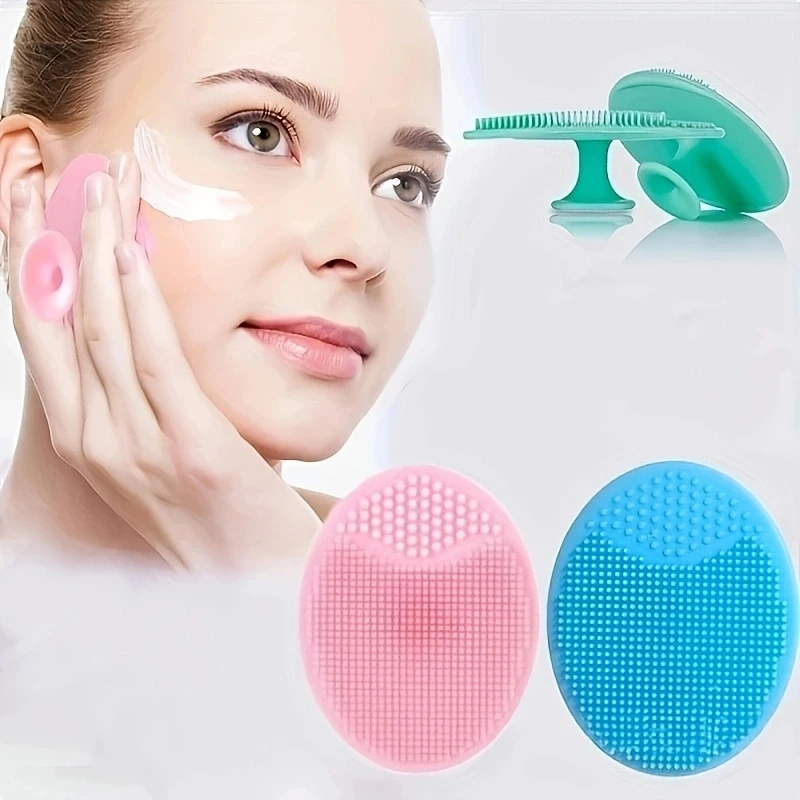 Weiche Gesichtsreinigungswerkzeuge, Mitesser-Entferner, Öl, Lippe, Peeling, sicher, doppelseitig, Gesichtsreinigung, Gesichtsbürste, Waschbürste Image