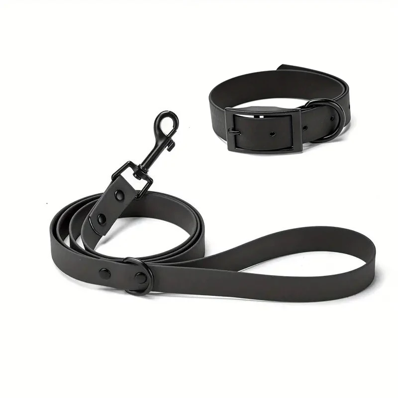 Haustier halsband und Leine Set verstellbares Hunde halsband kurze Hunde leine für kleine mittelgroße Hunde Image