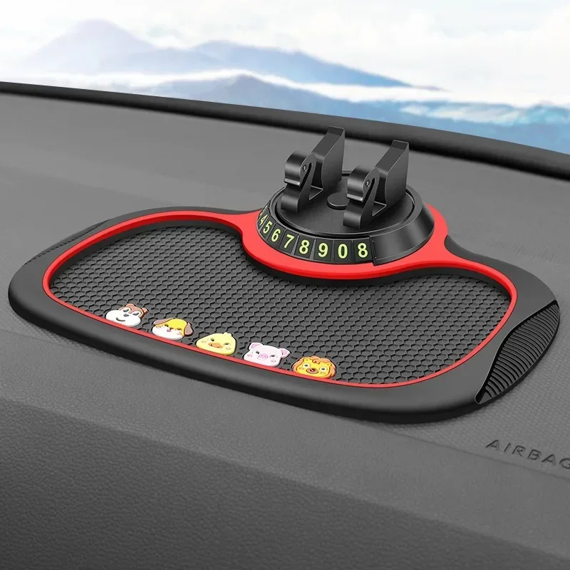Auto Anti-Rutsch-Matte Auto Telefon Halter Nicht Slip Klebrige Anti Rutsche Multi-funktionale Dash Telefon Halterung Silikon Dashboard auto Pad Matte Image