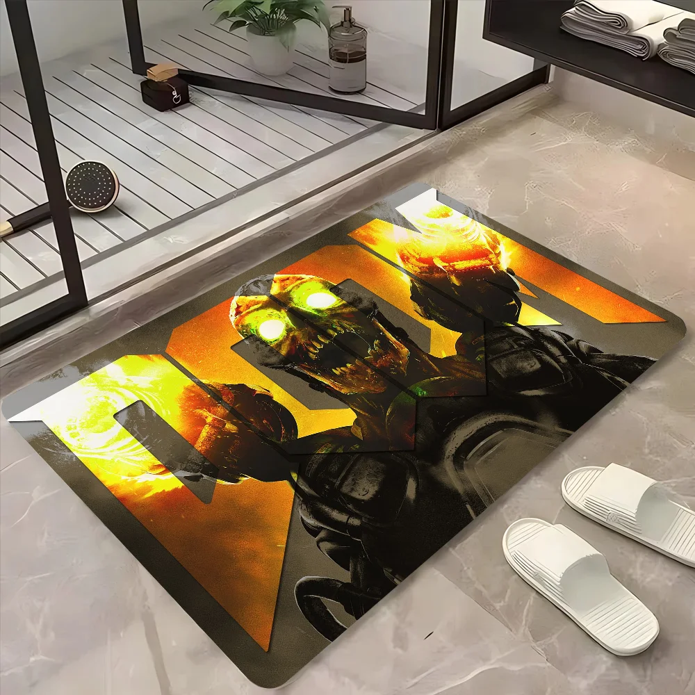 Spiel Doom ewige Boden matte Fußmatten Home Teppich Fuß matte Bad saugfähige Matten Anti-Rutsch-Matten Wohnkultur liefert Teppiche Image