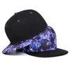 Unisex Lila Sternenhimmel Druck Hip-Hop Hüte Mode Frühling Herbst Outdoor Einstellbar Casual Baseball Caps Sonnenschutz Hut