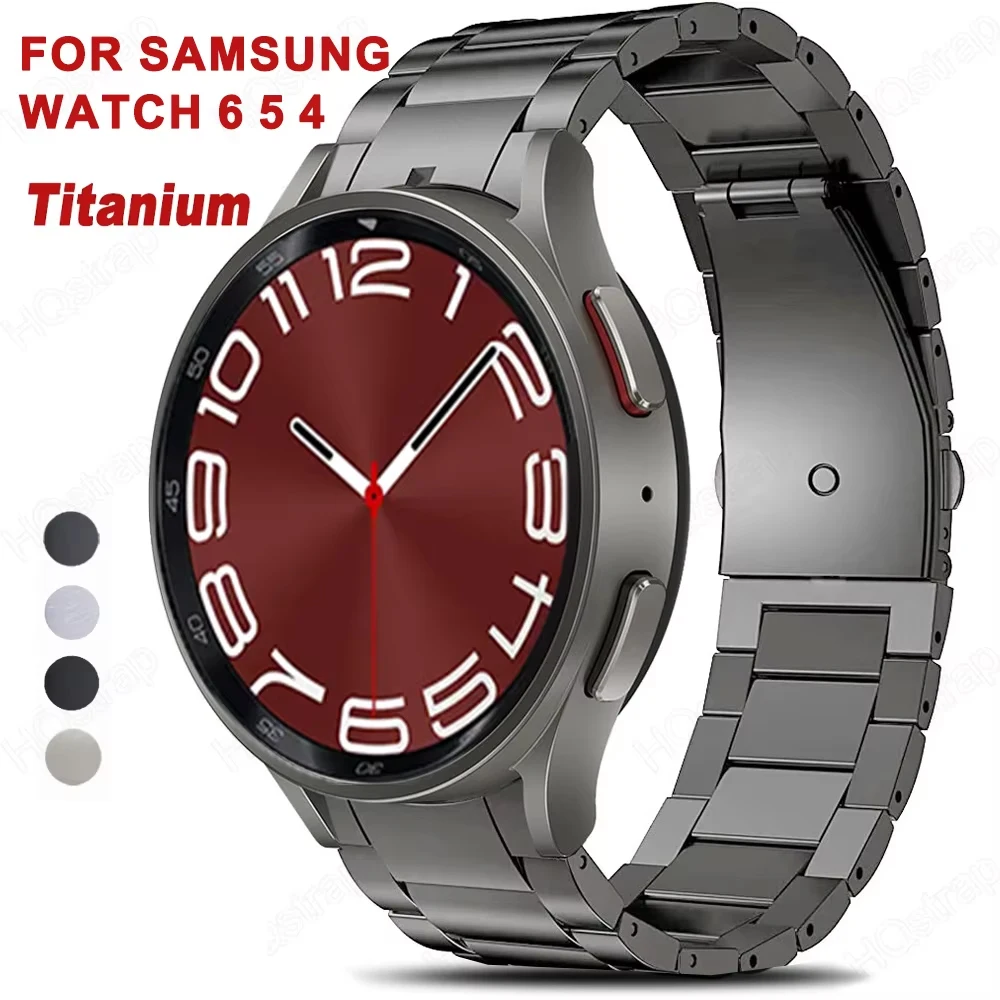 Titanarmband ohne Lücken für Samsung Galaxy Watch 6 5 4 44 mm 40 mm 45 mm Pro für Samsung Watch 6 4 Classic Solid Armband Luxus Image
