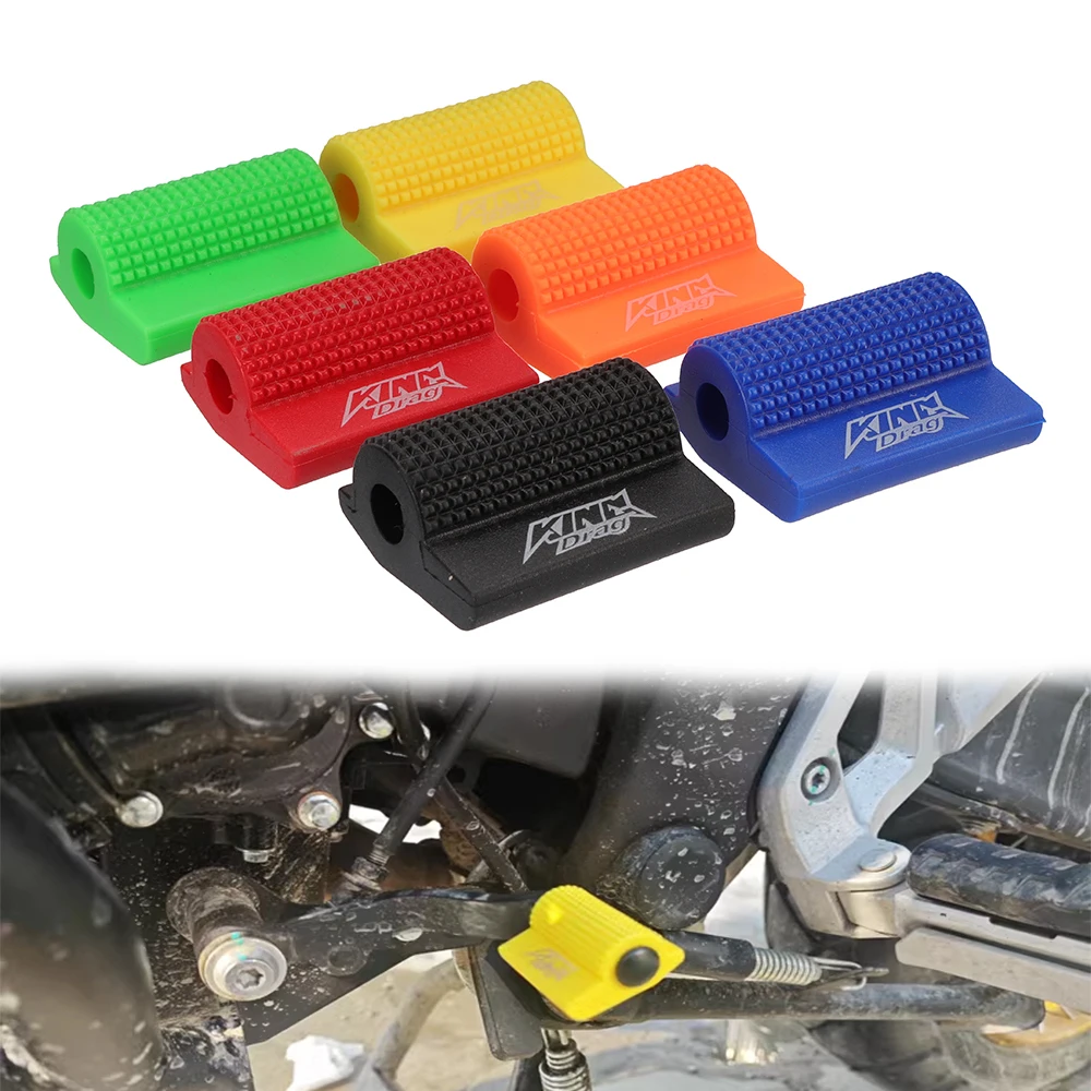 Motorrad Schalthebel abdeckung Pedal Gummi abdeckung rutsch feste Fuß nägel Zehen gel Zubehör Schalthebel Motorrad zubehör Image