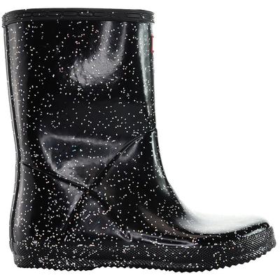 Schwarze Hunter Giant Glitter Kinder-Gummistiefel