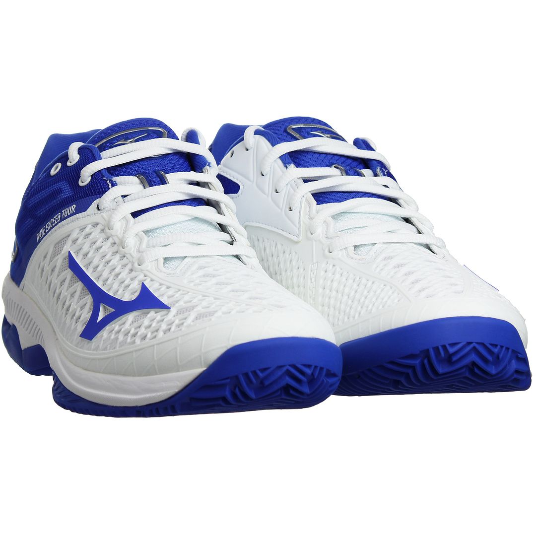 Mizuno Wave Exceed Tour 4 CC Damen Weiß Tennisschuhe
