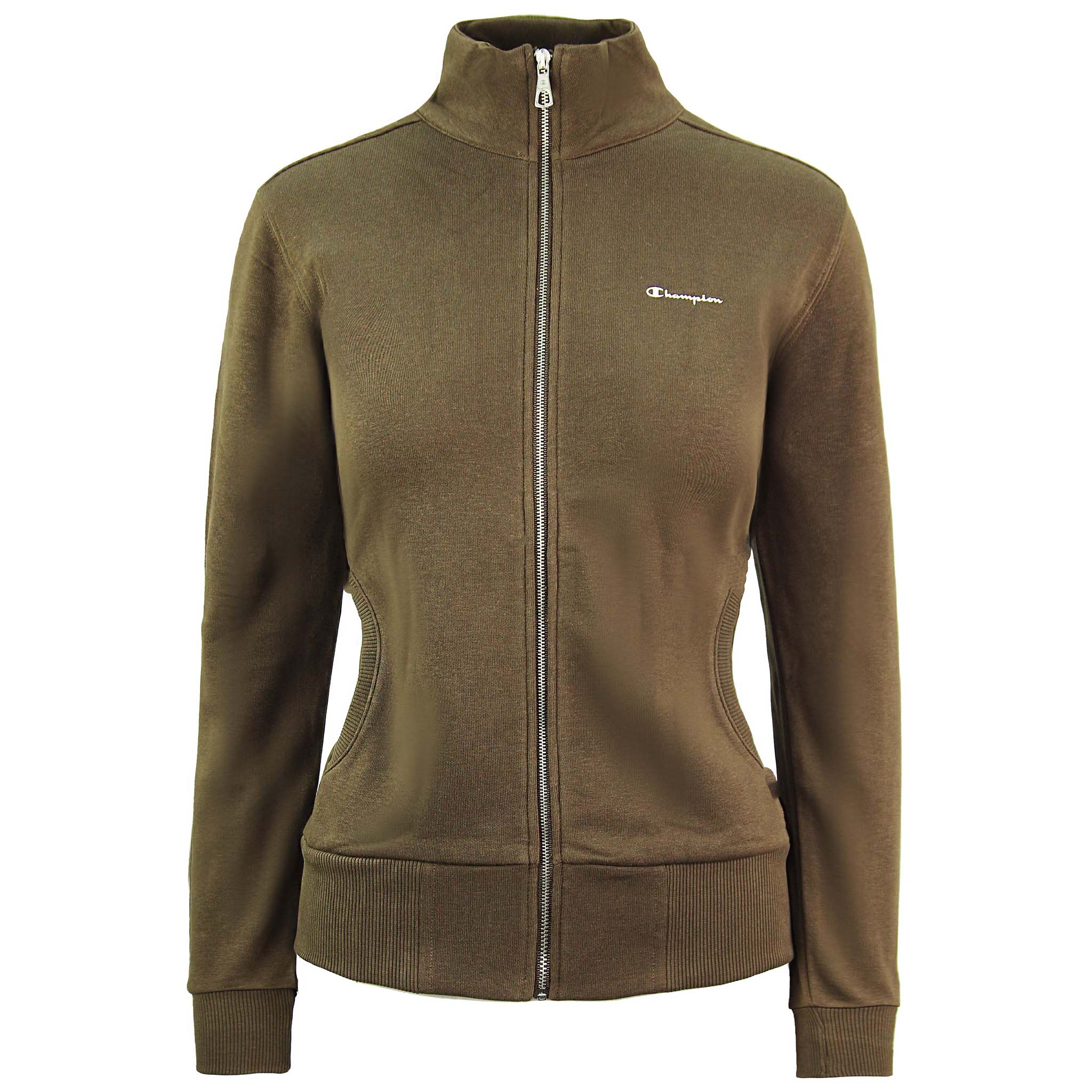 Champion Heritage Fit Damen-Trainingsjacke in Braun Image